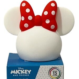NEW Mickey and Friends Minnie Mouse Squishy Light Color Changing Ages 2+